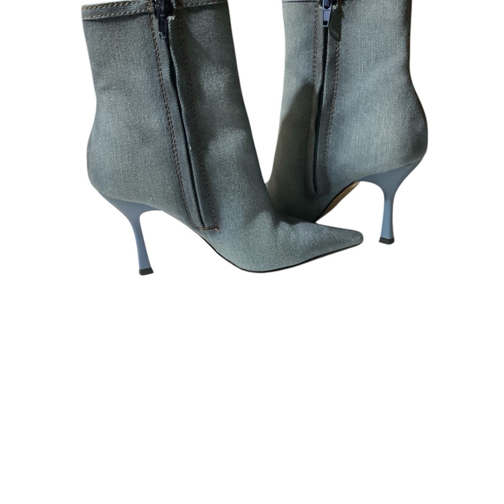 Elegant Steve Madden Blue Stiletto Ankle Boots
